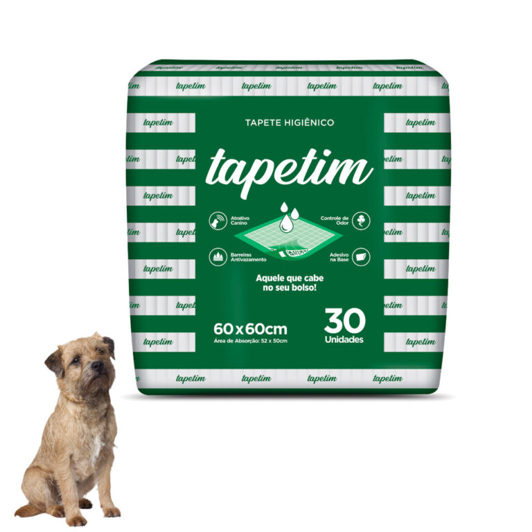 Tapete Higiênico Pet 30un 60×60 com Atrativo