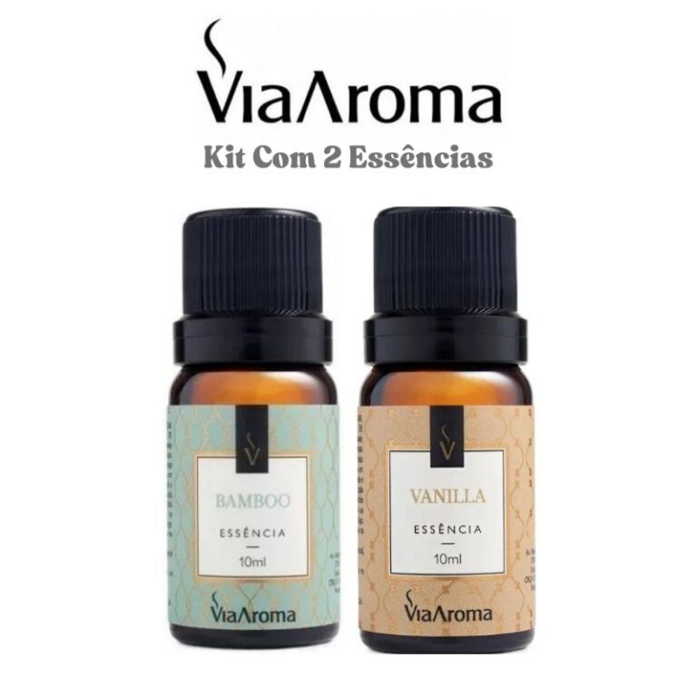 Kit 2 Essencias Via Aroma De Aromatizador de Ambie
