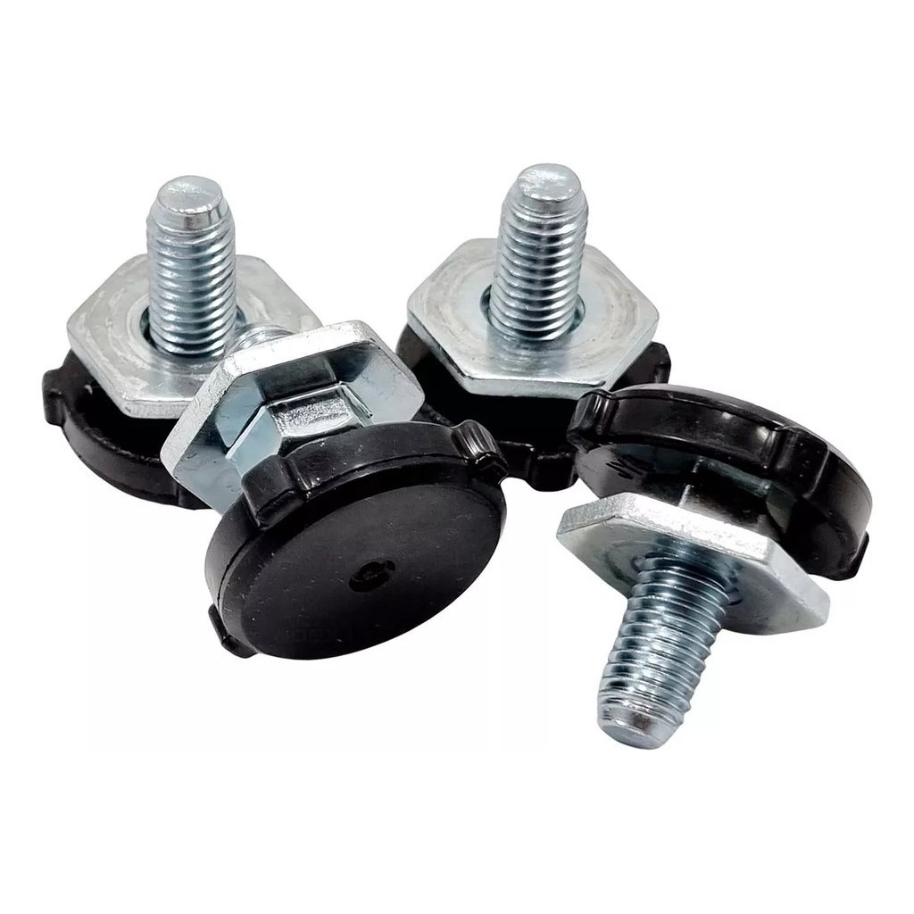 Kit Pés Regulaveis Lavadora Lava E Seca Samsung Original Nf