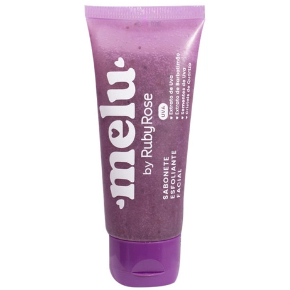 Melu Sabonete Esfoliante Facial Uva 75g