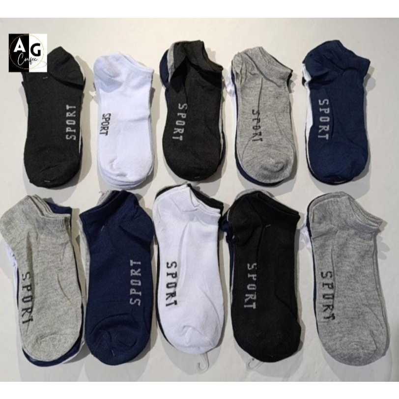 Kit 6/12/18 E 24 Pares de Meias Soquete Esporte Cano Curto Algodão Masculina Feminina Unissex SPORT