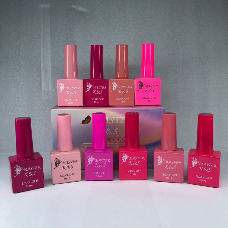 Kit Esmaltes Tons de Rosa KES 10ml
