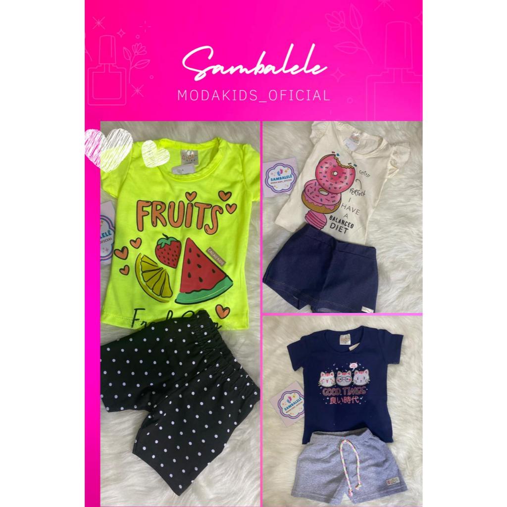 Conjunto Infantil Menina Cacau Kids