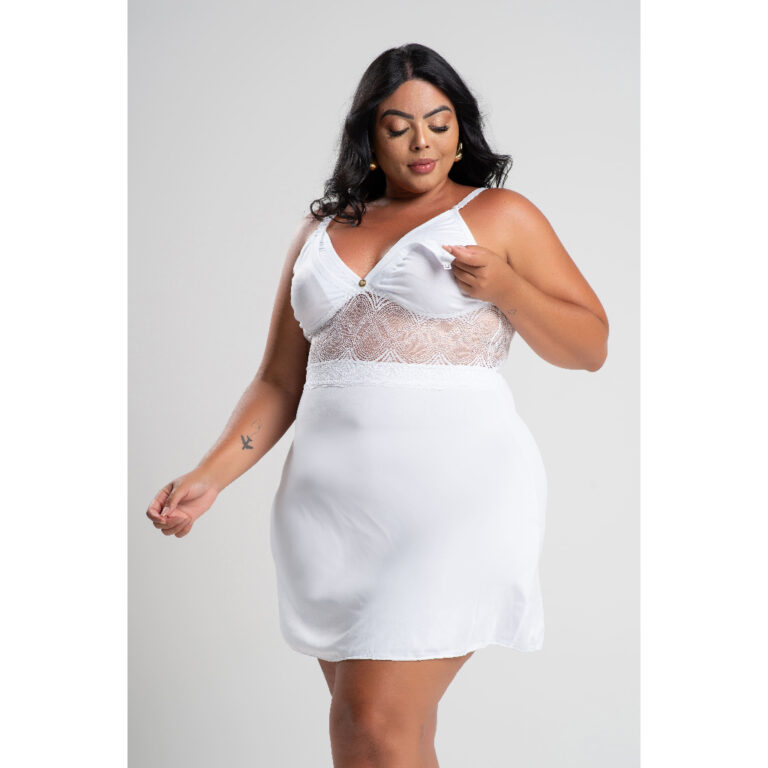 Camisolas Amamentação Plus Size Detalhe em Renda