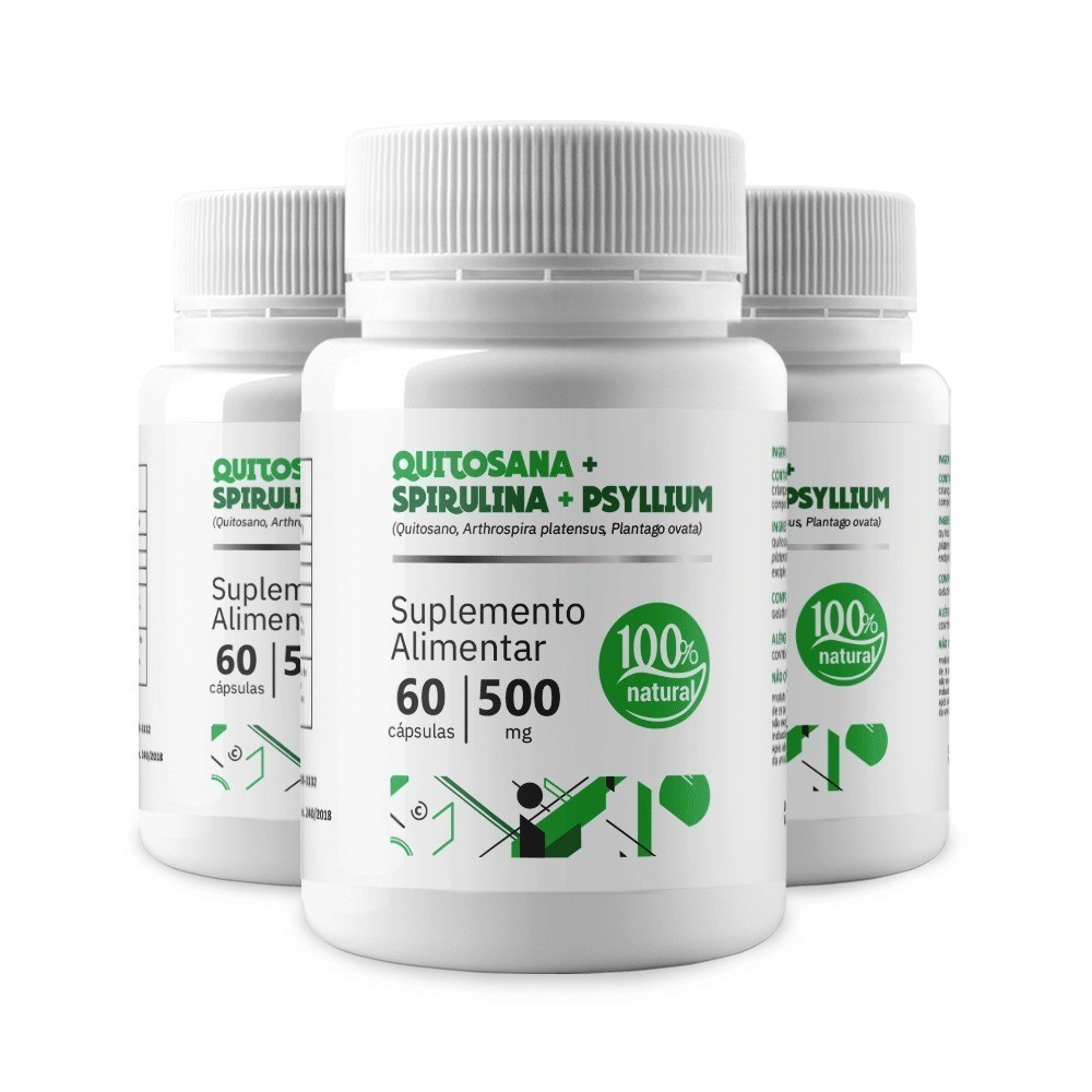 3X QPS 500MG  180 CÁPSULAS Envio Imediato