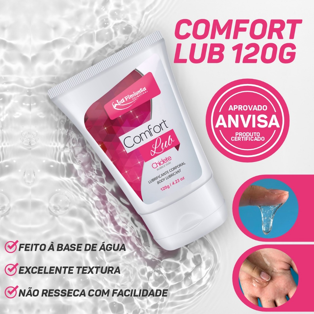 LUBRIFICANTE ÍNTIMO COMFORT LUB 120 TESÃO MOLHADO QUE SALVA O CASAMENTO
