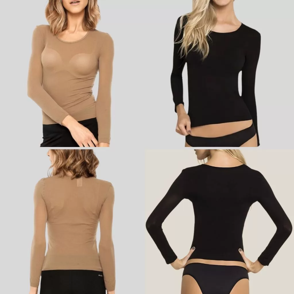 Camisete Segunda Pele Feminina Inverno Casual Macia Poliamida Trifil