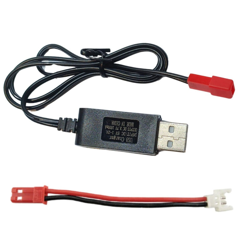 Carregador Usb P/ Bateria de Drones Lipo 1s 3.7v +