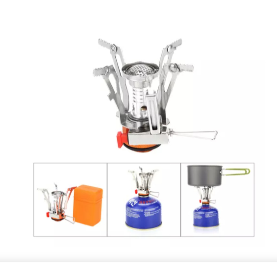 Mini Fogareiro Portátil Acendimento Auto/Click Pe