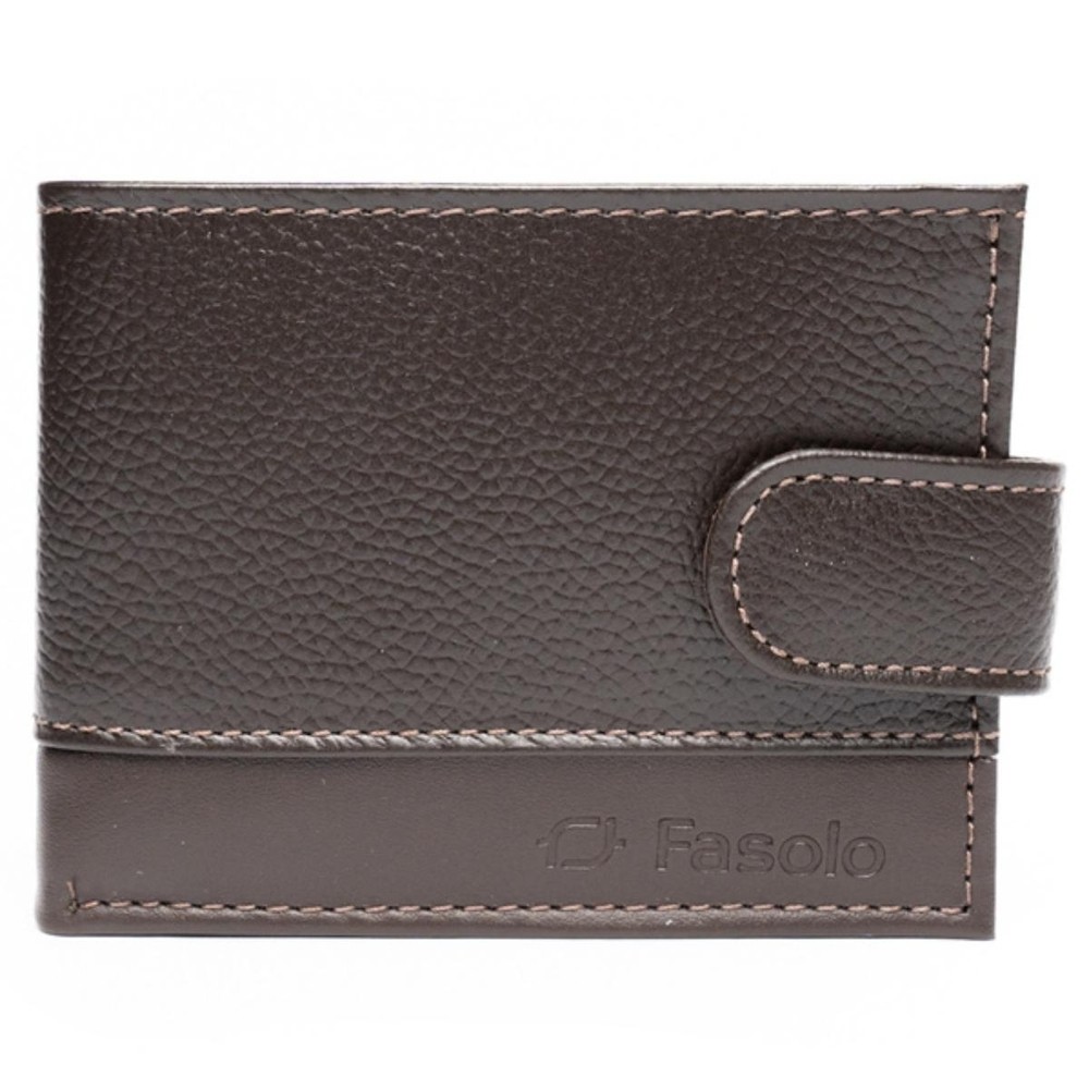Carteira Fasolo Couro Masculina K868 – Marrom