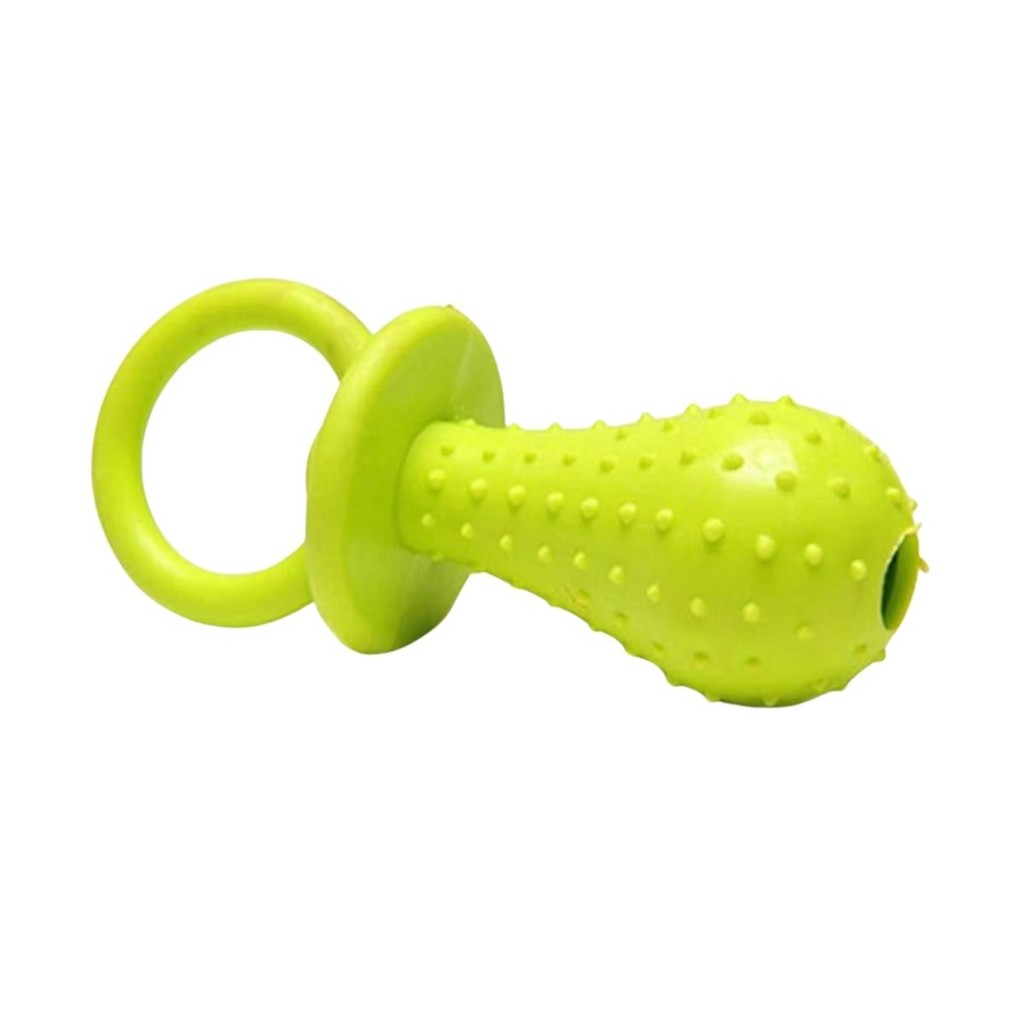 Brinquedo Mordedor Chupeta com Guizo para Pet Verde | Elo Imports