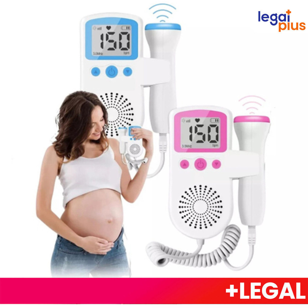 Monitor Fetal Doppler Ultrassom Ouvir Batimentos Bebe