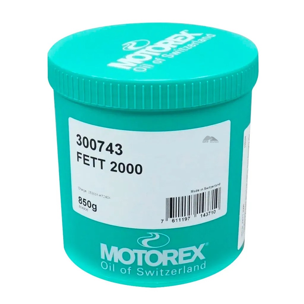 Graxa Premium Adesiva P/ Motos, Bicicletas, Bikes, UTV e Carros.. – Motorex – Fett 2000 – 850g