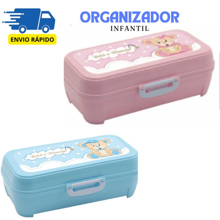 Organizador Infantil Mamãe e Bebe Menina e Menino