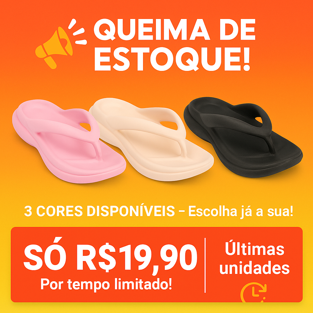 Tamanco Feminino Chinelo Ortopédico Macio Leve e Confotável Várias Cores Envio Imediato
