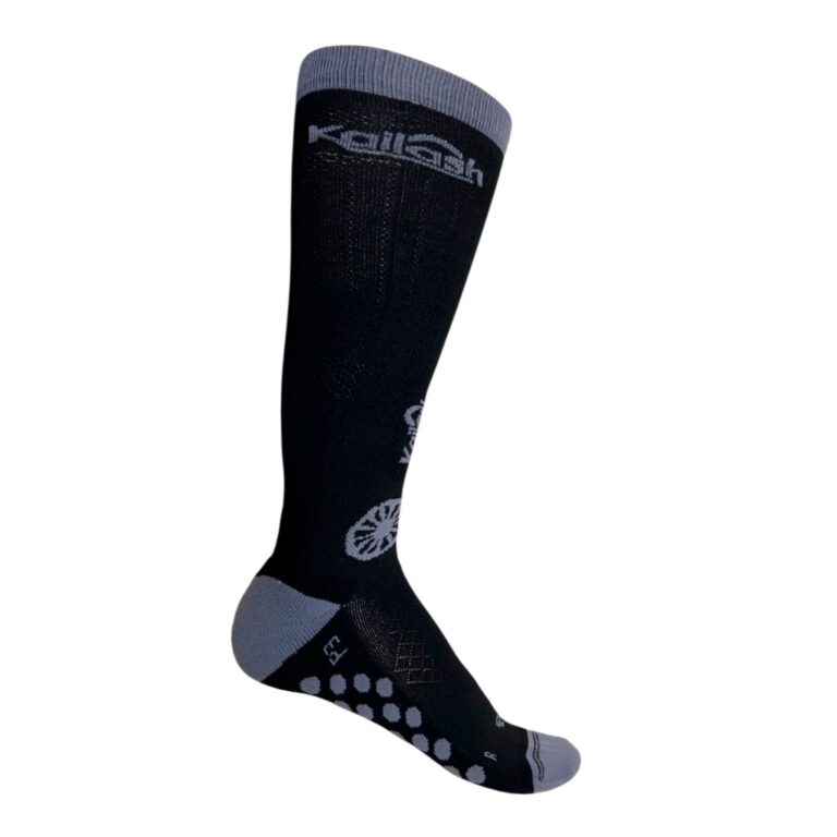 Meia Compressao PRO Dots Biotech Preta/ Cinza R