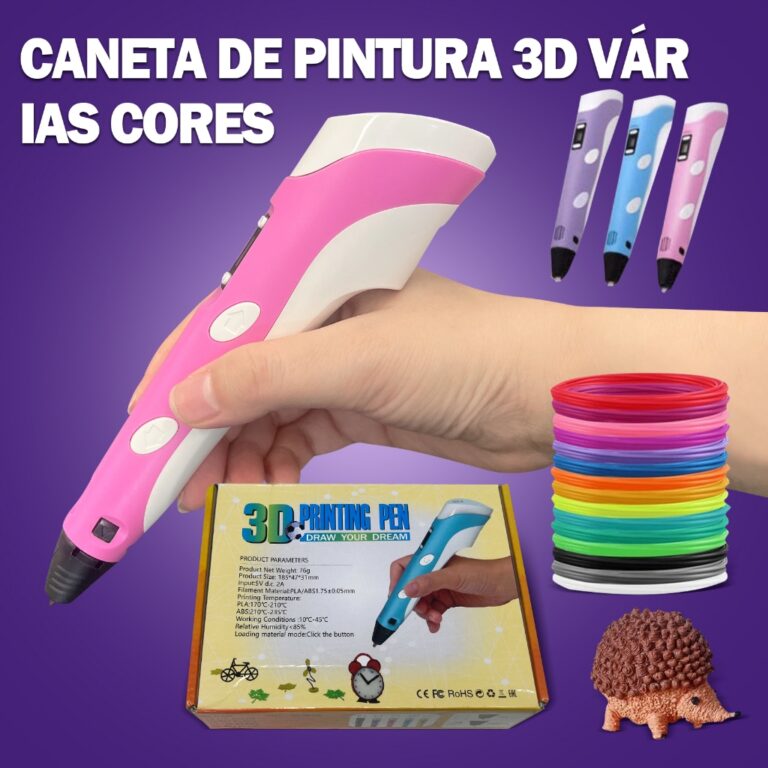 Caneta De Natal Para Crianças 3D Com Tela LCD Pre