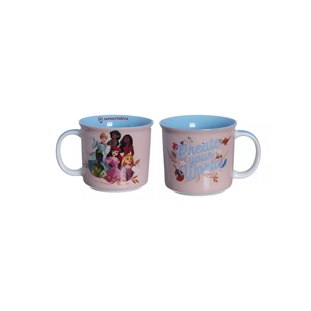 Caneca Tom Princesas Disney 350ml – Zonacriativa