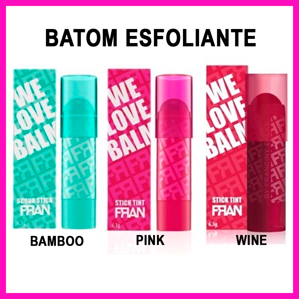 Franciny Ehlke We love Balm Esfoliante Labial 6,2g (Esfolia, Hidrata e Nutre)