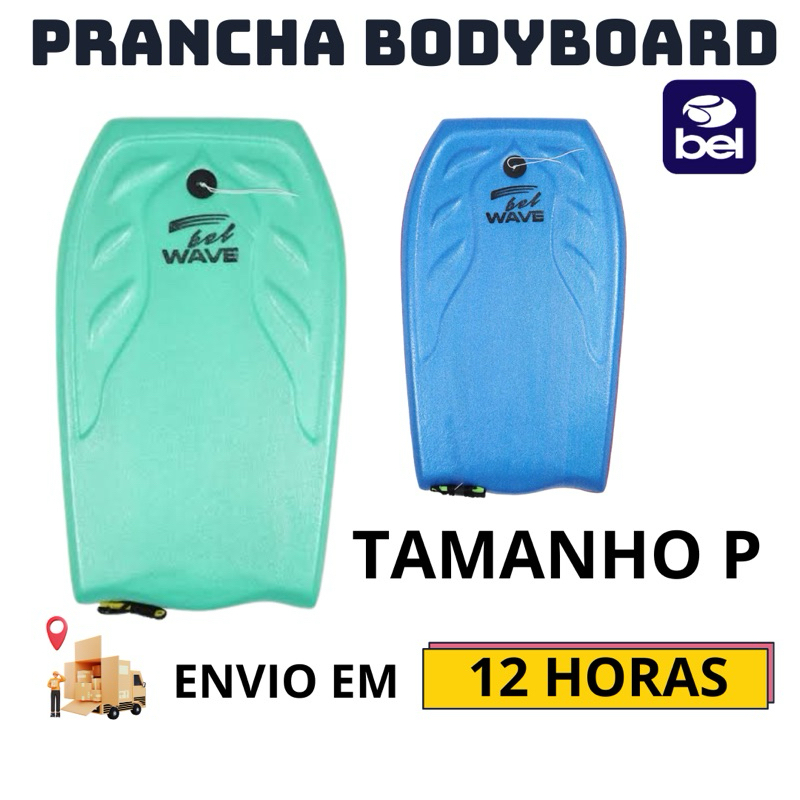 Prancha Bodyboard Surf Praia Piscina Com Leash Pequena