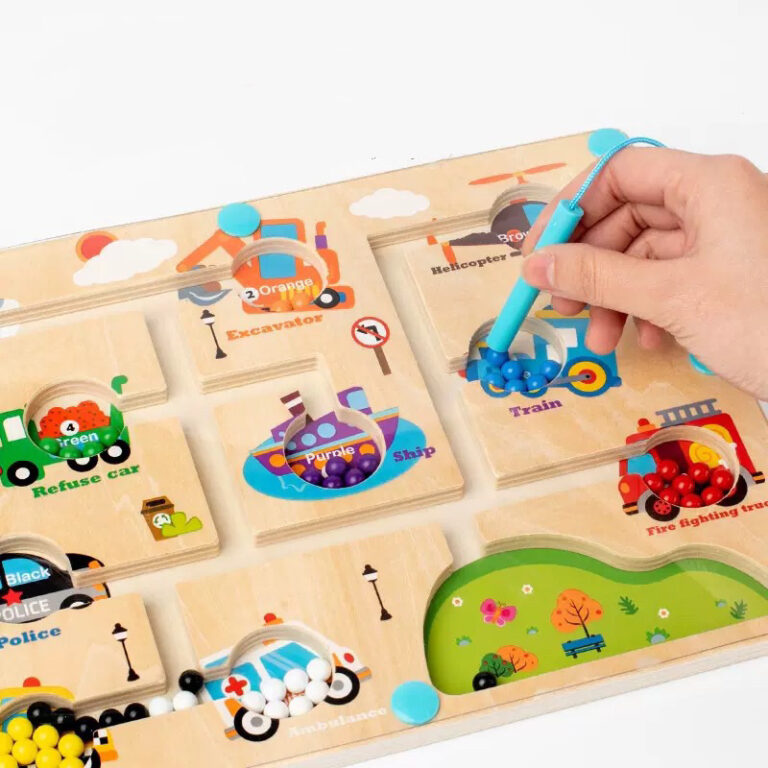 Brinquedos Montessori , Labirinto Magnético De Co