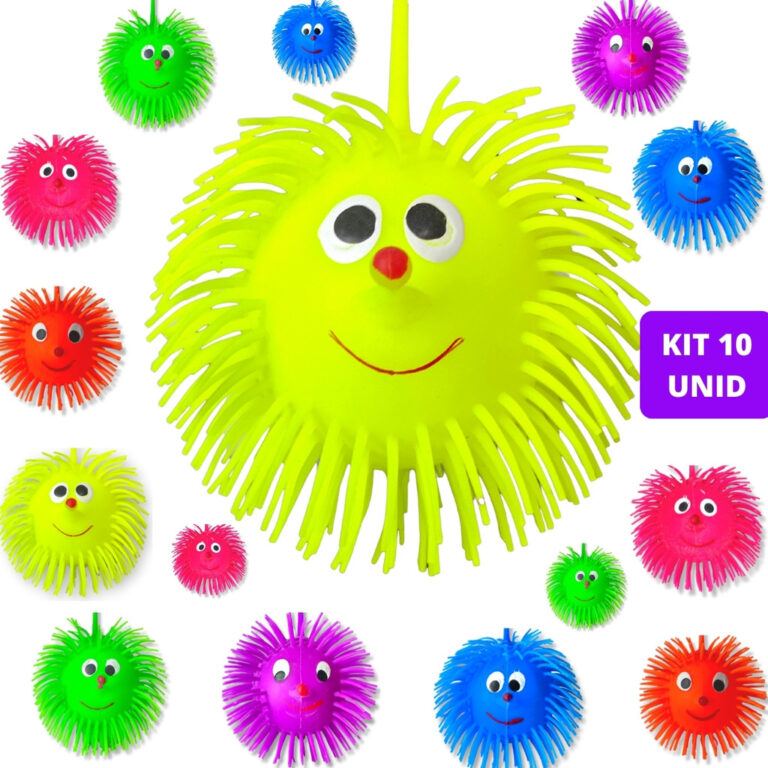 Kit 10 Bola Ioiô Com Luz Bolinha Macia Infantil B