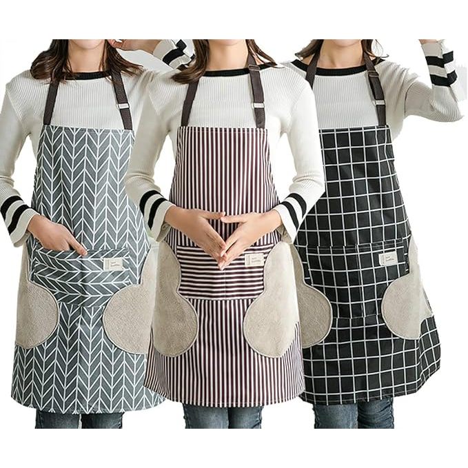 KIT 2 Avental De Cozinha A prova D Água Impermeá