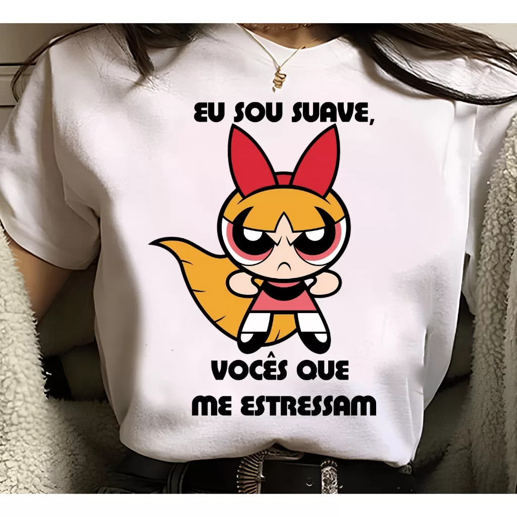 Camiseta feminina florzinha | Eu Sou Suave  Vocês que me Estressam