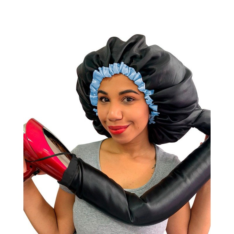 Anny Beleza- Touca Difusora de Cetim Seca Cabelo Toca de cetim para secar cabelo