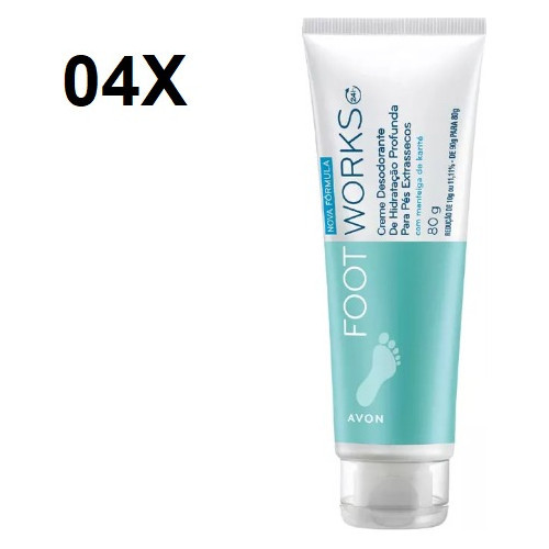 4 Footworks Profunda Para Pés Extrassecos Avon 90