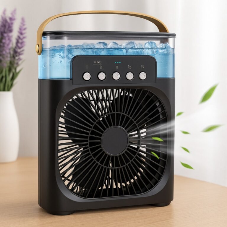 Ventilador Portátil Mesa Mini Ar Condicionado Umi