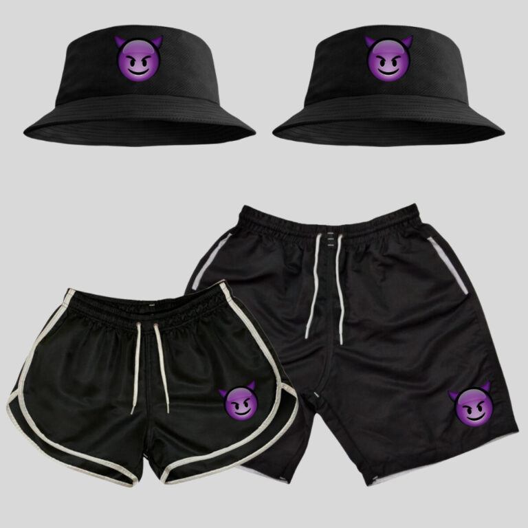 Conjunto Shorts Praia Mozão Malvadinhos + 2 Chap