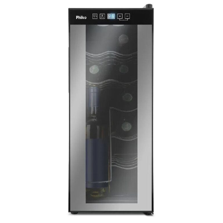 Adega Philco 12 Garrafas Display Digital Preto PAD