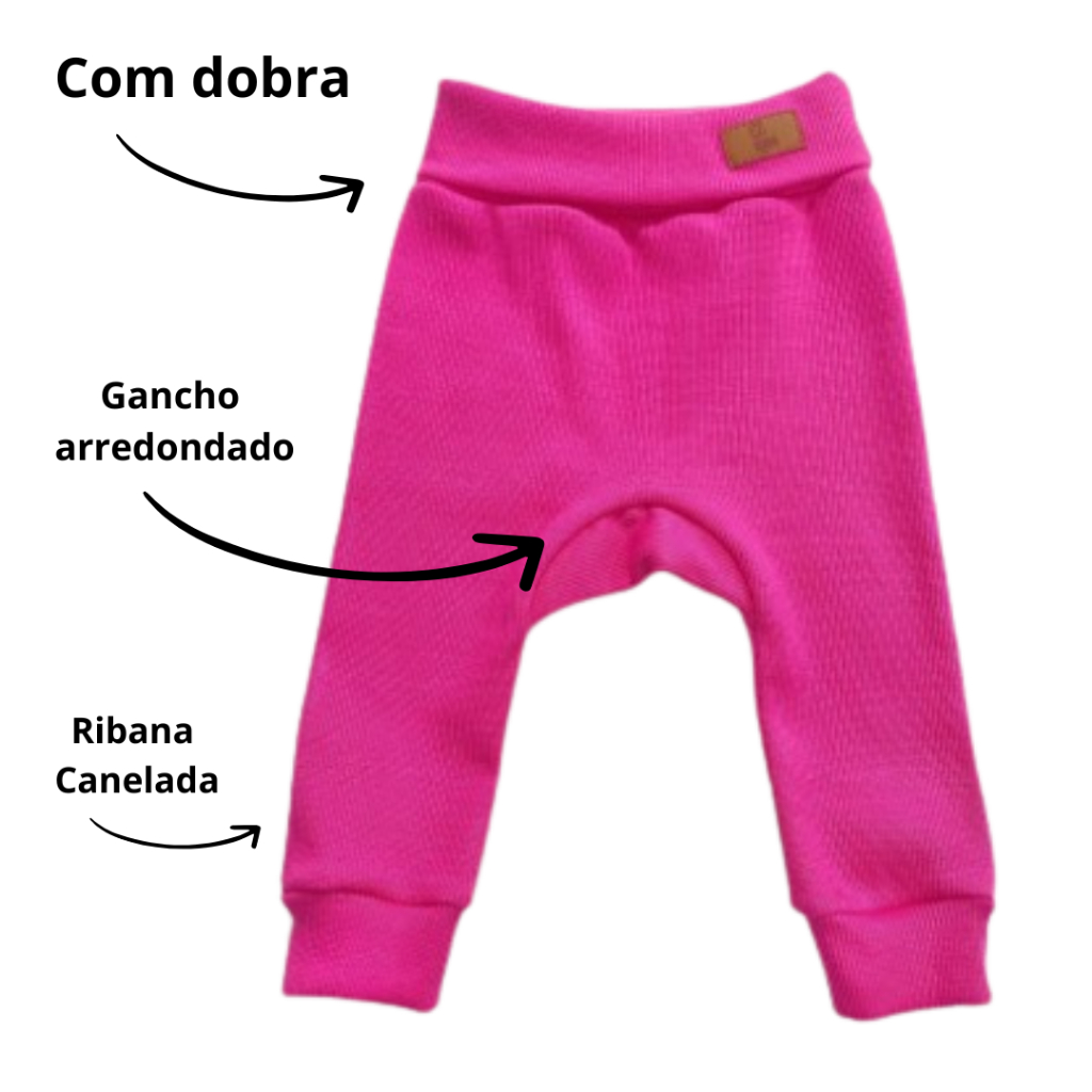 Calça Bebê Culote Algodão 6609-C4