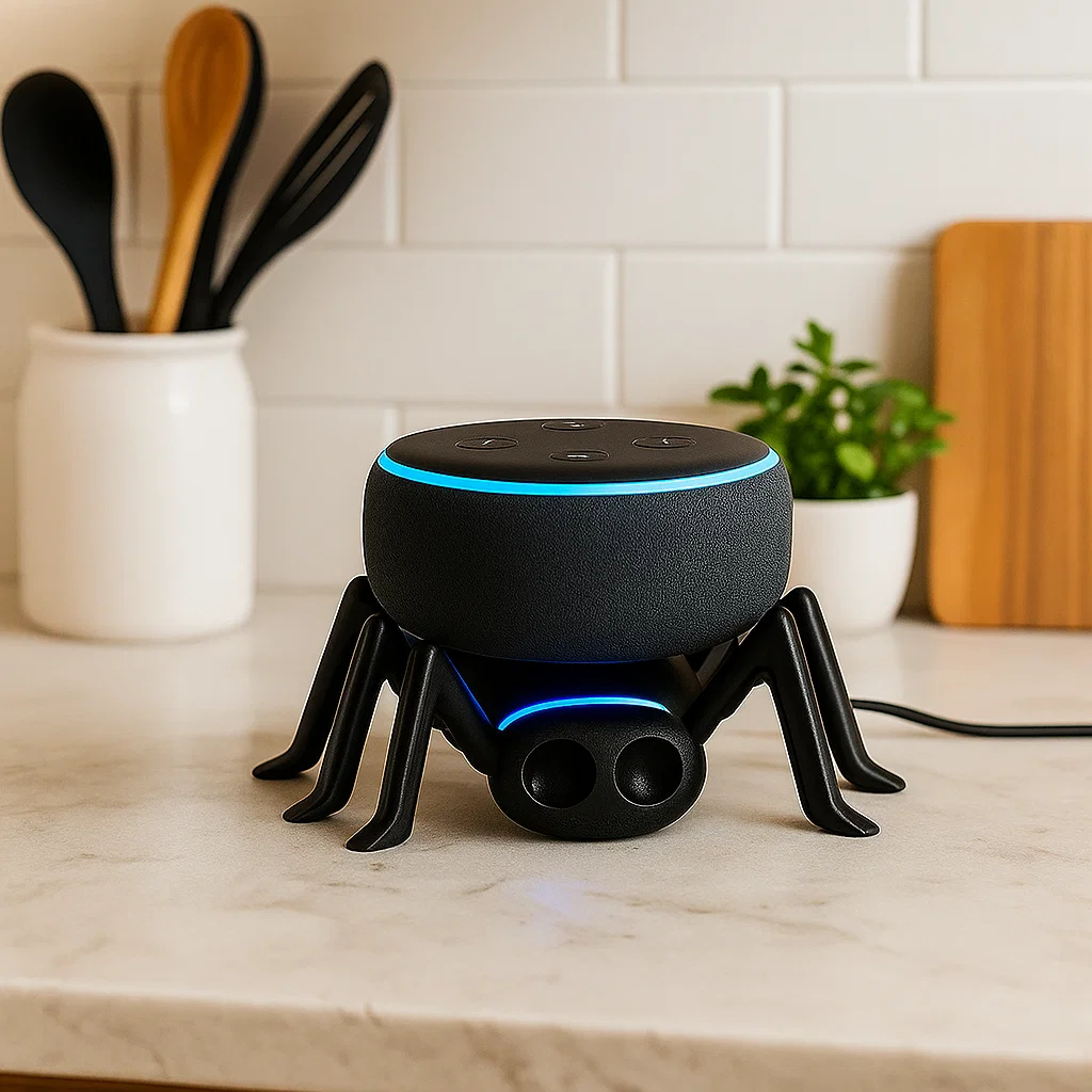 Suporte Base Echo Dot 4a 5a Geração Design Aranha Decorativo Estilo Criativo Estável Moderno Alexa O
