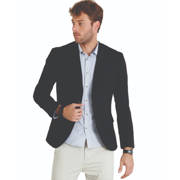Blazer Slim Masculino 2 Botões Corte Italiano 