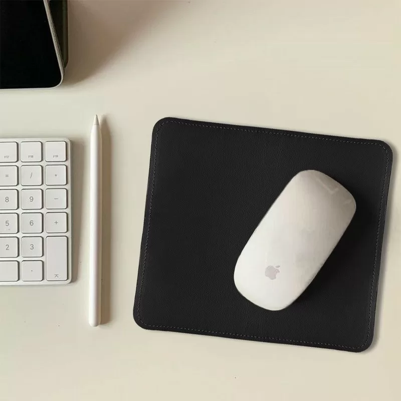 Mouse Pad Mesa Tapete Suporte Superfície de Mouse Escritório Notebook Macbook Promoção Cor Preta