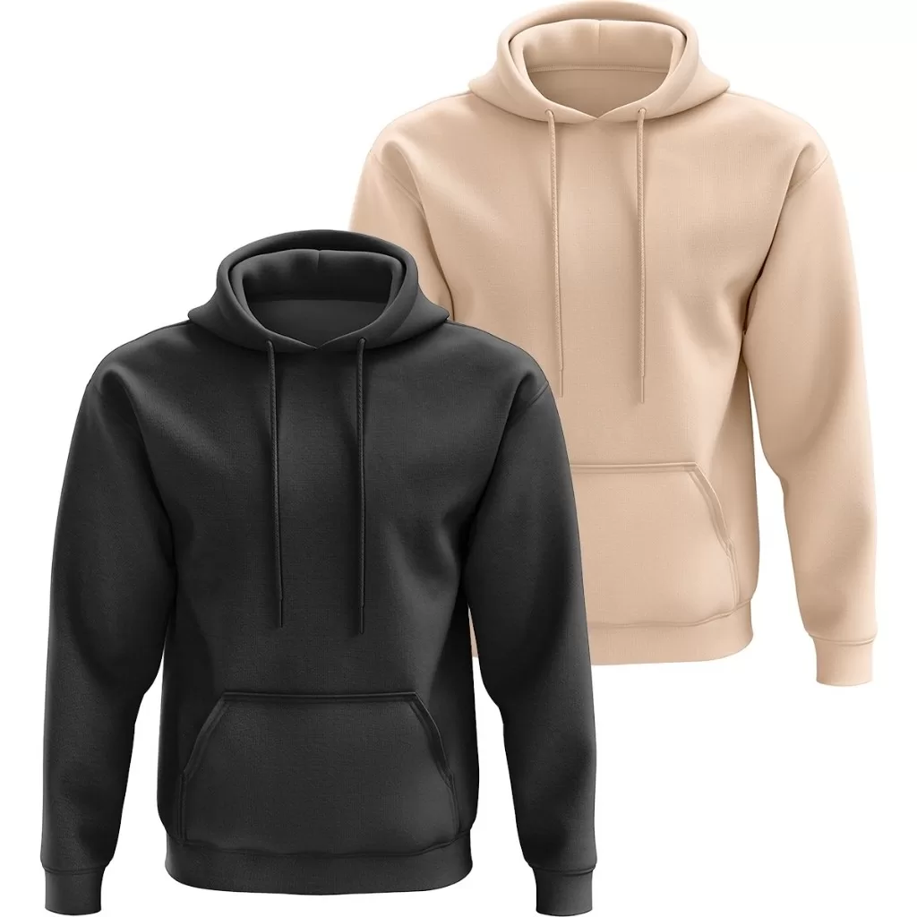Kit 2 Moletom Casal Premium Algodão Flanelado Masculino Feminino Adulto Quentinho
