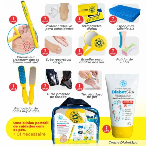 Kit Diabet SPA 12 em 1 ORTHO Pauher