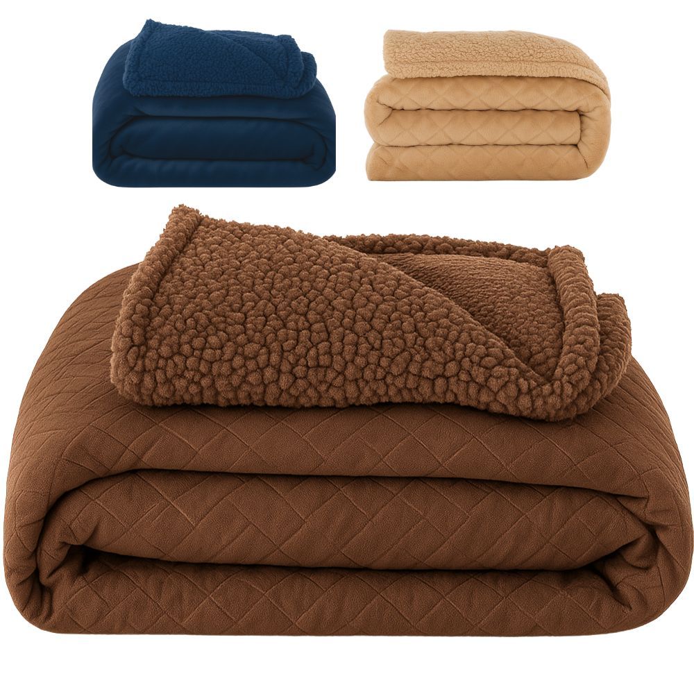 Coberdrom Edredom Manta Casal Aveludado com Sherpa Soft Dupla Face –  BF Colchões