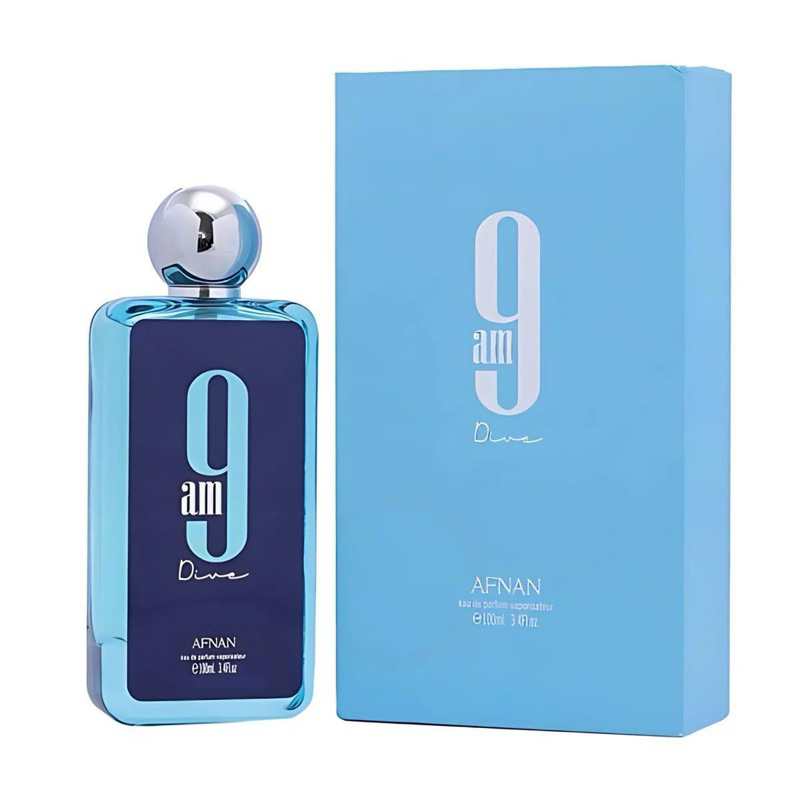 Perfume Afnan 9AM Dive 100ml  Masculino, Importado e Original.