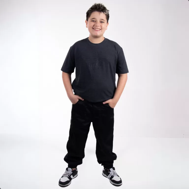Calça Jogger Menino Infantil Juvenil Cargo Varias