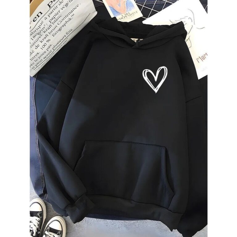 Blusa de Frio Feminina Fofo | Moletom com Coraçã