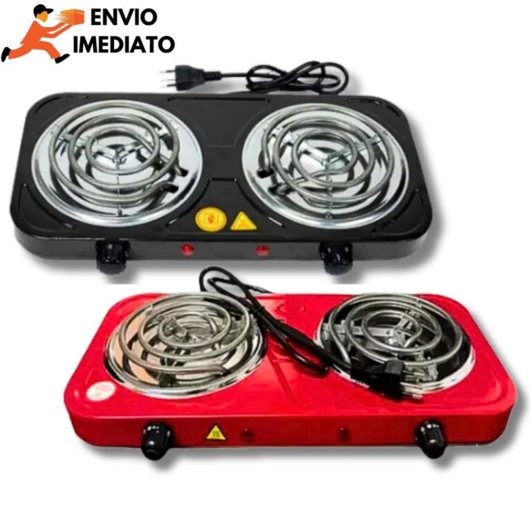 Fogareiro Elétrico 2 Bocas Portátil Camping Cook