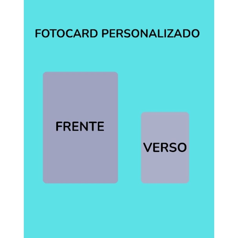Kit Photocard Personalizado