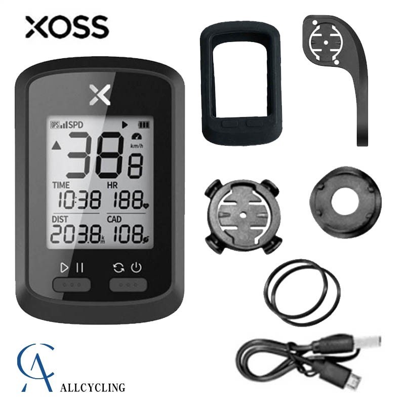 XOSS G + GPS Sem Fio Velocímetro À Prova Dágua Compatível Com Bluetooth ANT Ciclismo