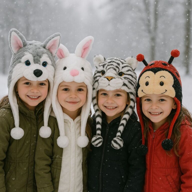 Touca Gorro Protetor de Orelha Infantil Inverno An