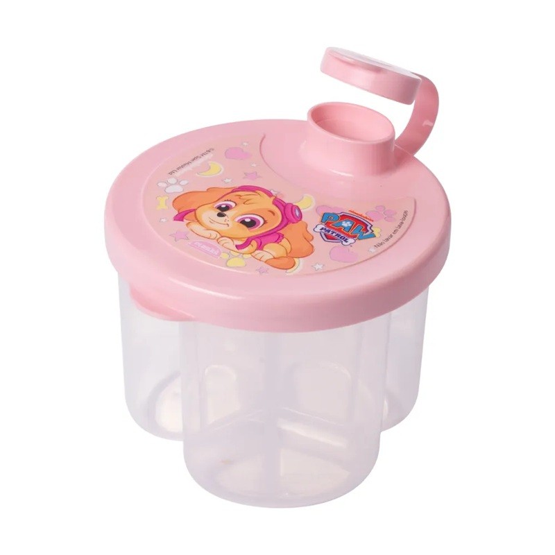 Dosador de Leite em Pó Patrulha Canina Rosa Plasútil Porta Leite