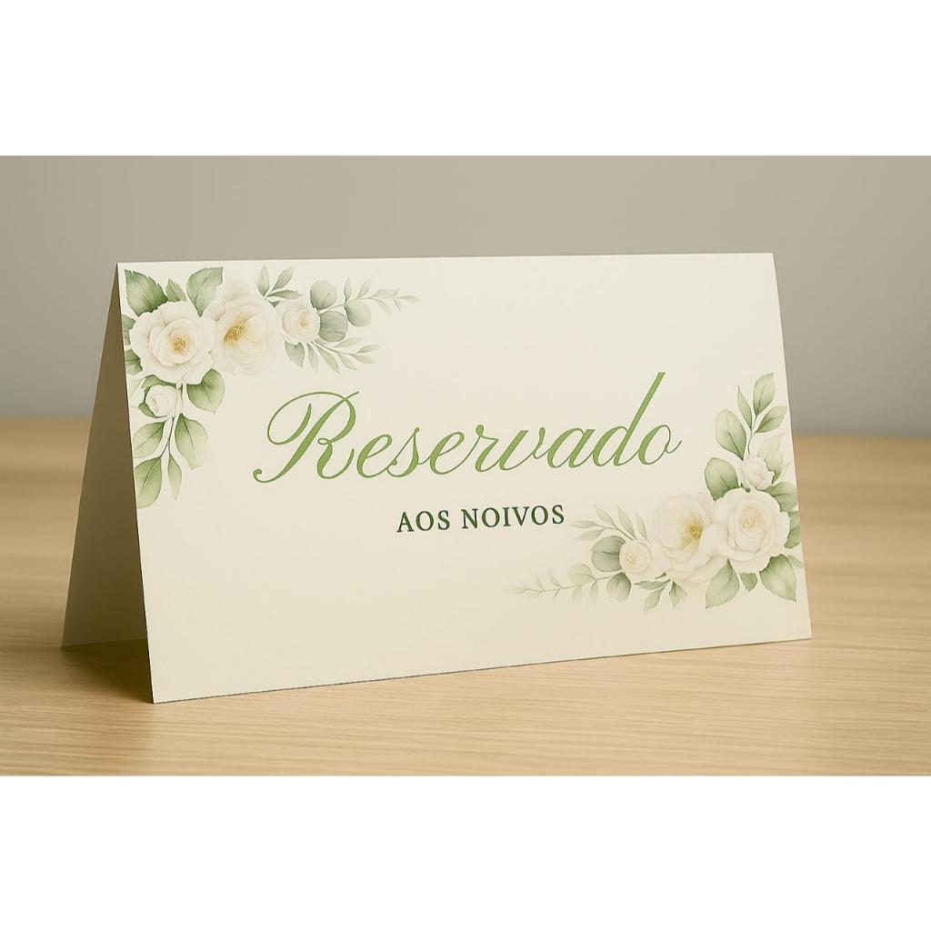 PLACAS PERSONALIZADAS para mesas de casamento – RESERVADO, NUMERAÇÃO E IDENTIFICAÇÃO DE ALIMENTOS