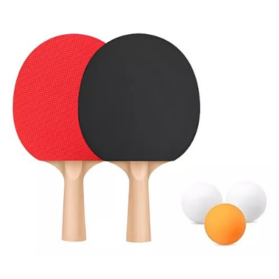 KIT PING PONG 2 RAQUETES 3 BOLAS – COD XH-92